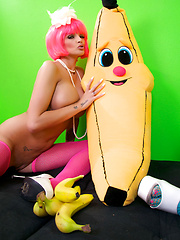 We Love Bananas Pics - Joslyn James and Jessica Jaymes decide they want to play a little dress-up